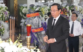 Bí thư Thành ủy TP HCM Nguyễn Văn Nên viếng tang GS-TS Đặng Lương Mô