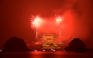 Bắn pháo hoa tầm cao tại Tuần văn hóa, du lịch "Rực rỡ Hà Nam"