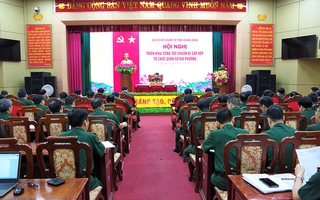 Quảng Bình chuẩn bị sắp xếp tổ chức lực lượng quân sự địa phương