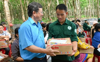 Làng công nhân cao su - nơi ấm áp tình người