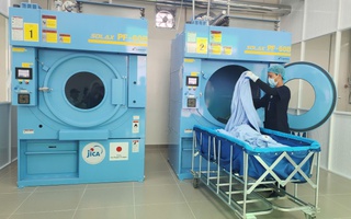 Mở trung tâm giặt ủi công nghệ cao kiểm soát nhiễm khuẩn bệnh viện