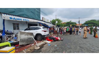Ô tô lao vào quán bánh xèo ở Phan Thiết, 3 người thương vong