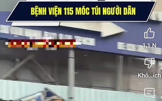 Rõ sự thật về clip “bãi giữ xe Bệnh viện Nhân dân 115 thu phí 200.000 đồng/ngày”