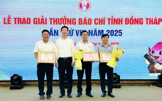 Báo Người Lao Động đoạt 1 giải A, 1 giải B Giải Báo chí tỉnh Đồng Tháp
