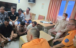 Tàu hàng nước ngoài cứu 11 ngư dân bị nạn tại vùng biển Bạch Long Vỹ