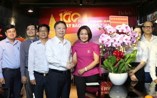 Bí thư Quận ủy quận 1 TP HCM thăm, chúc mừng các cơ quan báo chí