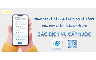 SAWACO triển khai khảo sát sự hài lòng của khách hàng đối với dịch vụ cấp nước