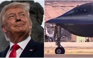 Ông Donald Trump đăng clip máy bay ném bom tàng hình B-2