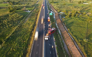 Nguy hiểm tiềm ẩn trên đường cao tốc Vĩnh Hảo - Phan Thiết