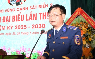 Đại tá Lê Huy tái đắc cử Bí thư Đảng ủy Vùng Cảnh sát biển 2