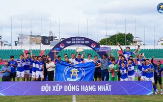 CLB Bóng đá Trường ĐH Văn Hiến thăng hạng: từ phong trào sinh viên bước ra sân chơi chuyên nghiệp