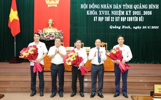 Miễn nhiệm 6 Ủy viên UBND tỉnh tại kỳ họp cuối cùng HĐND tỉnh Quảng Bình
