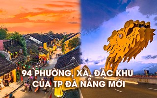 Trụ sở 94 phường, xã, đặc khu của TP Đà Nẵng sau sắp xếp