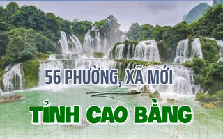 Trụ sở phường, xã của tỉnh có diện tích chưa đạt nhưng không thực hiện sáp nhập