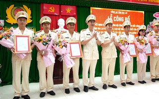Công bố quyết định công tác cán bộ sau sáp nhập Công an tỉnh Gia Lai