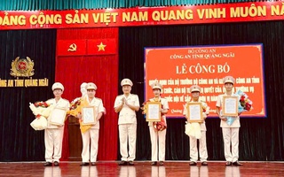 Các Phó Giám đốc Công an tỉnh Quảng Ngãi sau sáp nhập gồm những ai?