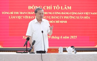 Chỉ đạo của Tổng Bí thư Tô Lâm trong buổi làm việc tại TP HCM chiều nay