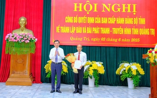 Ông Võ Nguyên Thủy giữ chức Tổng Biên tập Báo và Đài Phát thanh - Truyền hình tỉnh Quảng Trị