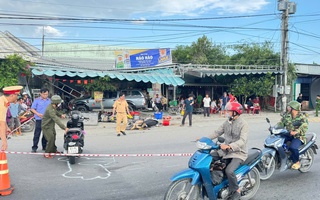 Hiện trường vụ tai nạn giao thông nghiêm trọng ở Hậu Giang
