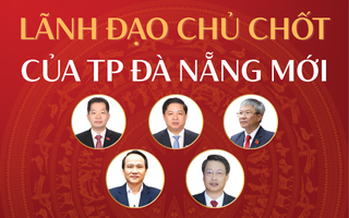 Lãnh đạo chủ chốt của TP Đà Nẵng mới