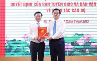 Ông Trần Thanh Lâm giữ chức Phó trưởng Ban Tuyên giáo và Dân vận Trung ương