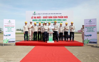 Lọc dầu Dung Quất xuất bán lô sản phẩm mới nhiên liệu hàng không bền vững