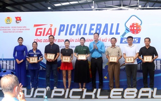 180 VĐV từ 40 Công đoàn cơ sở tham dự giải pickleball mở rộng
