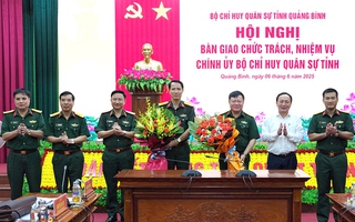 Chính ủy Bộ Chỉ huy Quân sự tỉnh Quảng Bình nhận nhiệm vụ mới tại Quân khu 4