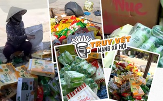 VIDEO: Xôn xao nhiều loại bánh kẹo, nước ngọt “nhập ngoại” bị vứt bỏ