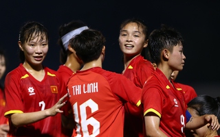 Chân sút trẻ CLB nữ TP HCM giúp U19 nữ Việt Nam ra quân thắng lợi