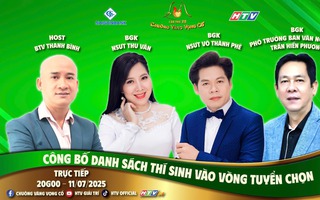 32 thí sinh "Chuông vàng vọng cổ" 2025 sẽ giao lưu với chiến sĩ hải quân và sinh viên