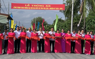Tây Ninh: Thông xe tuyến đường gần 40 tỉ đồng kết nối dự án đường Tỉnh 827E