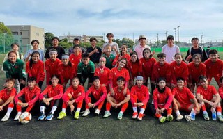 U20 nữ Việt Nam đến Nhật Bản, tích cực bước vào tập luyện