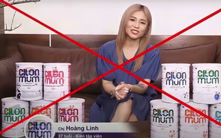 MC Hoàng Linh bị xử phạt 107,5 triệu đồng vì quảng cáo sữa Hiup