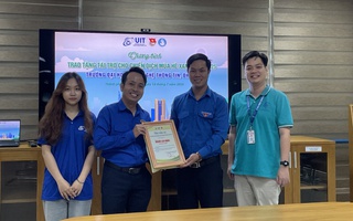 Trao nguồn lực hỗ trợ chiến dịch Mùa hè xanh của Trường ĐH Công nghệ Thông tin