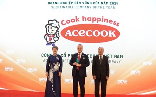 Acecook Việt Nam được vinh danh Top 50 Doanh nghiệp phát triển bền vững tiêu biểu 2025
