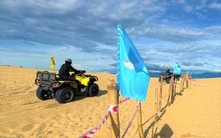 Quảng Trị xử lý khẩn vụ giăng dây, chôn cọc chắn lối xe ATV ở đồi cát Quang Phú