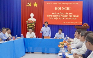 Thường trực HĐND TP HCM làm việc với xã Long Sơn