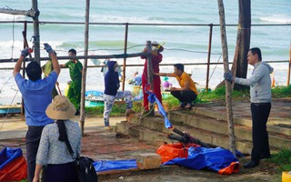 Hình ảnh "giải cứu" bãi biển nhếch nhác bởi chợ hải sản tự phát tại TP HCM