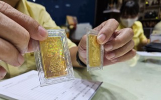 Giá vàng miếng SJC ở mức cao nhất trong nhiều tuần qua