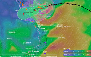 Bão số 3 (Wipha) giật cấp 12, cách Quảng Ninh 120 km