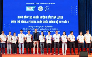 Liên đoàn Cử tạ - Thể hình Việt Nam tổ chức khóa đào tạo thể hình và fitness tại TP HCM