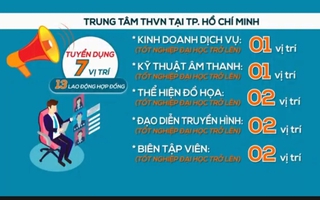 VTV9 tuyển dụng nhiều vị trí việc làm
