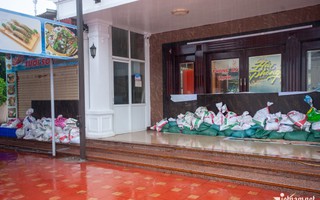 Chủ nhà hàng ở Đồ Sơn lập tường gỗ, dựng 'lô cốt' ứng phó bão số 3 Wipha