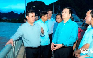 Phó Thủ tướng kiểm tra, chỉ đạo công tác ứng phó, khắc phục lũ lụt tại Nghệ An