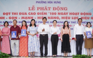 Một phường ở TP HCM phát động thực hiện 100 công trình trong 100 ngày