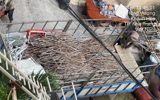 Vì sao chưa xử lý tài sản của dân trong vụ cưỡng chế công trình rồi đem sắt đi bán?