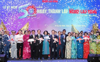 Toàn cảnh Lễ kỷ niệm 50 năm Ngày thành lập Báo Người Lao Động