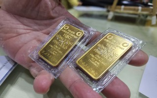 Khó trụ mốc cao, giá vàng miếng SJC giảm nhanh