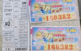 Một ngư dân trúng 4 tờ vé số giải độc đắc sau chuyến đi biển